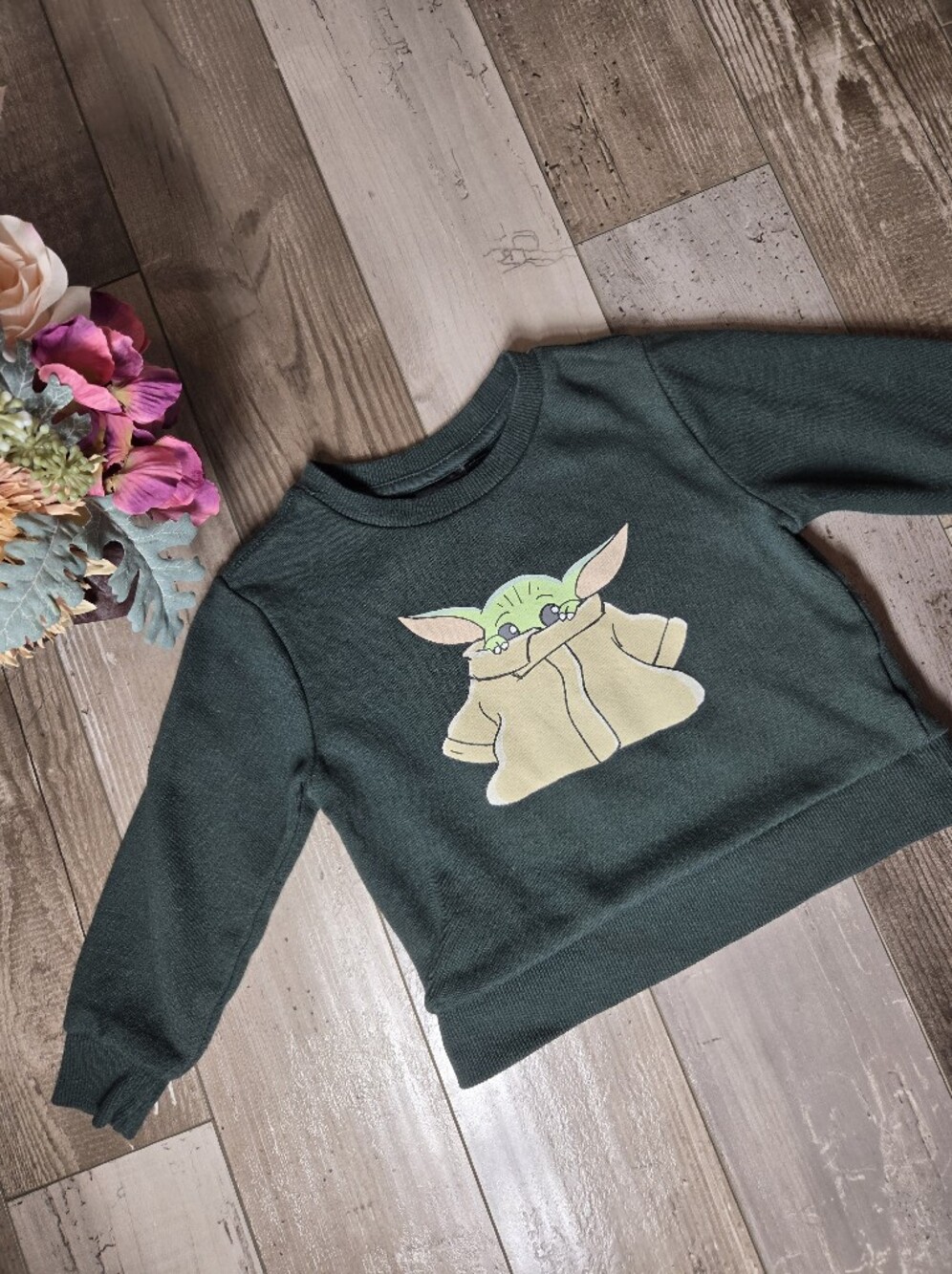 Star Wars “The Child” / Baby Yoda Crewneck Pullover Sweatshirt – Toddler 2T NWOT